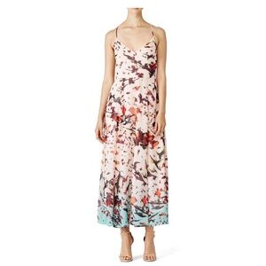 RACHEL Rachel Roy Blush Floral Spaghetti-Strap Maxi Dress